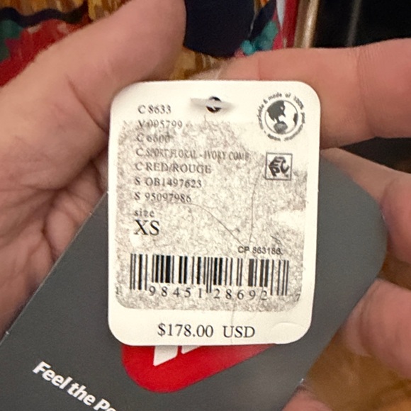 FP Movement by Free People Floral Quilted Vest - Red, Blue, Yellow - Picture 3 of 4